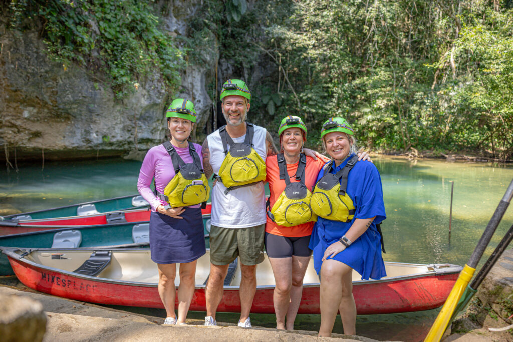 canoeing in Belize