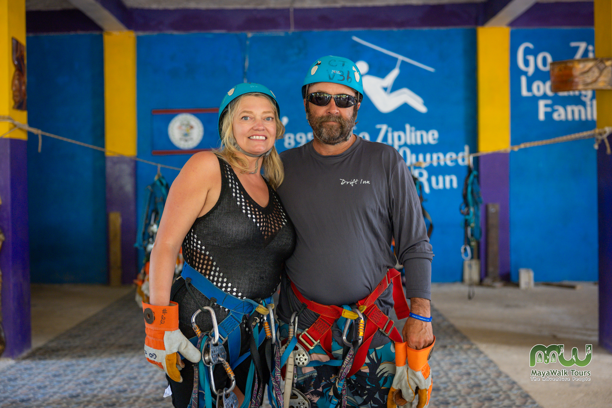 Ziplining in Belize