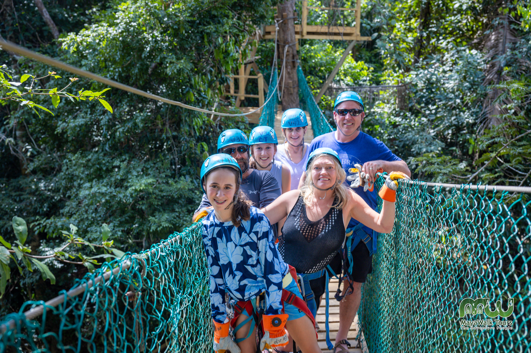 Ziplining in Belize