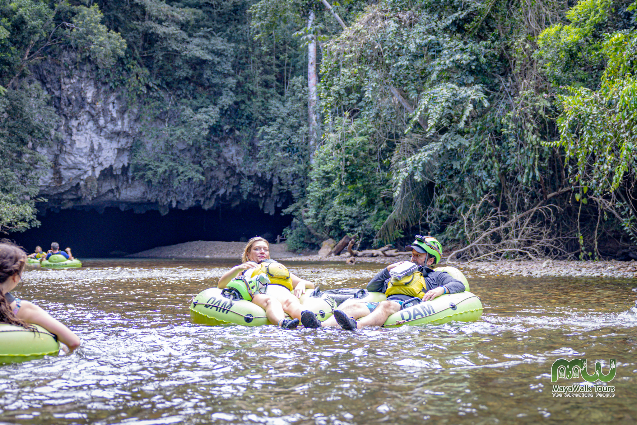 cave tubing belize